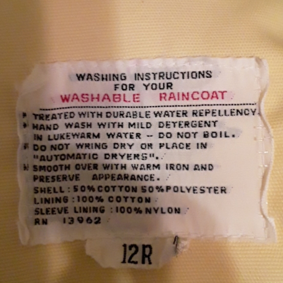 Vintage rain coat - Picture 3 of 4